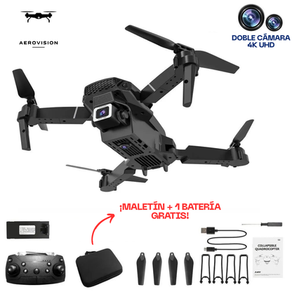 [OFERTA BLACK FRIDAY] DRON PROFESIONAL 4K UHD - AEROVISION PRO™ + MALETÍN GRATIS